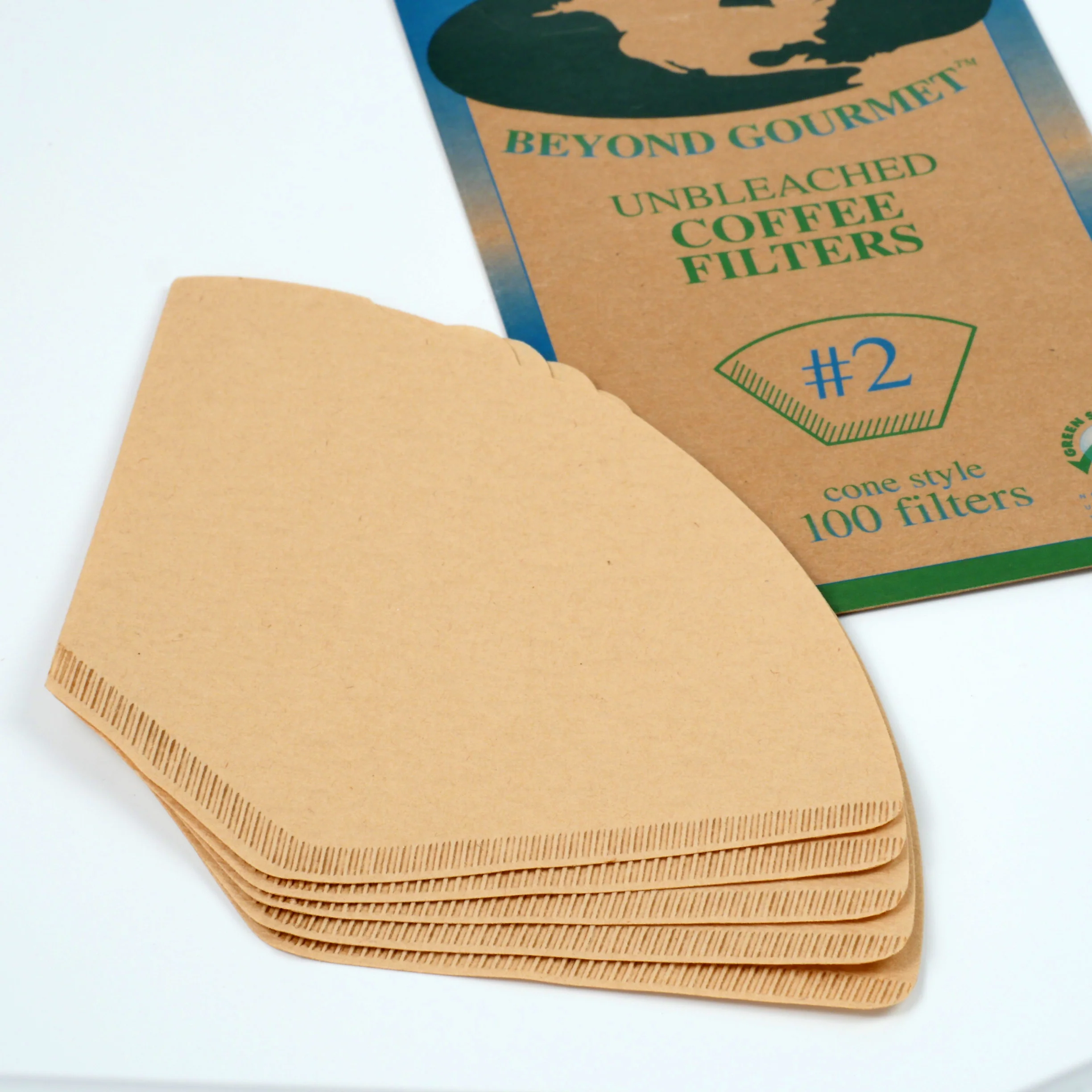 Beyond Gourmet Unbleached Coffee Filter #2, Cone Shaped, Brown, 100 Count, 100% Chlorine Free - Image 4