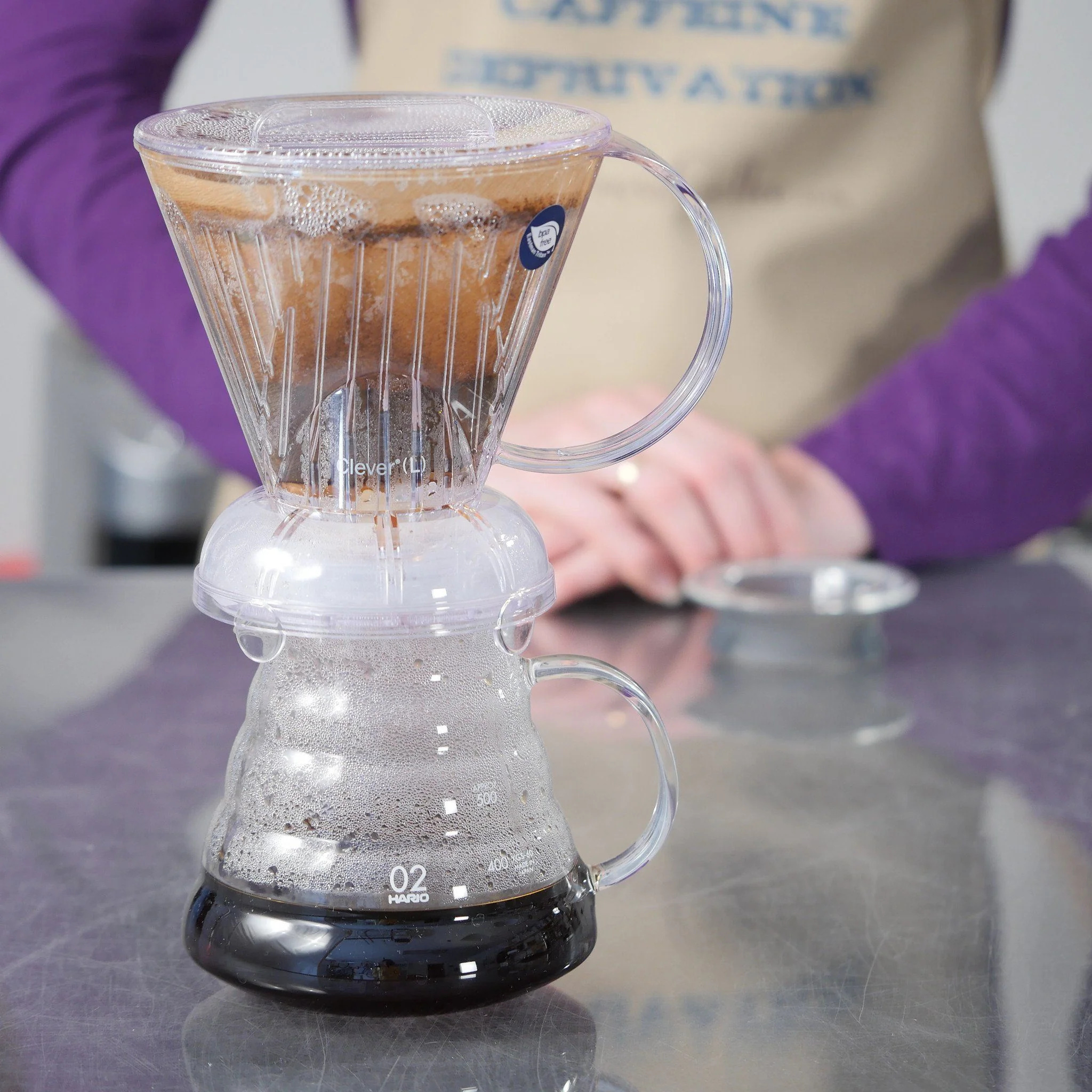 Clever Coffee Dripper, Large (18 oz.) - Full Immersion Coffee Dripper - Image 4