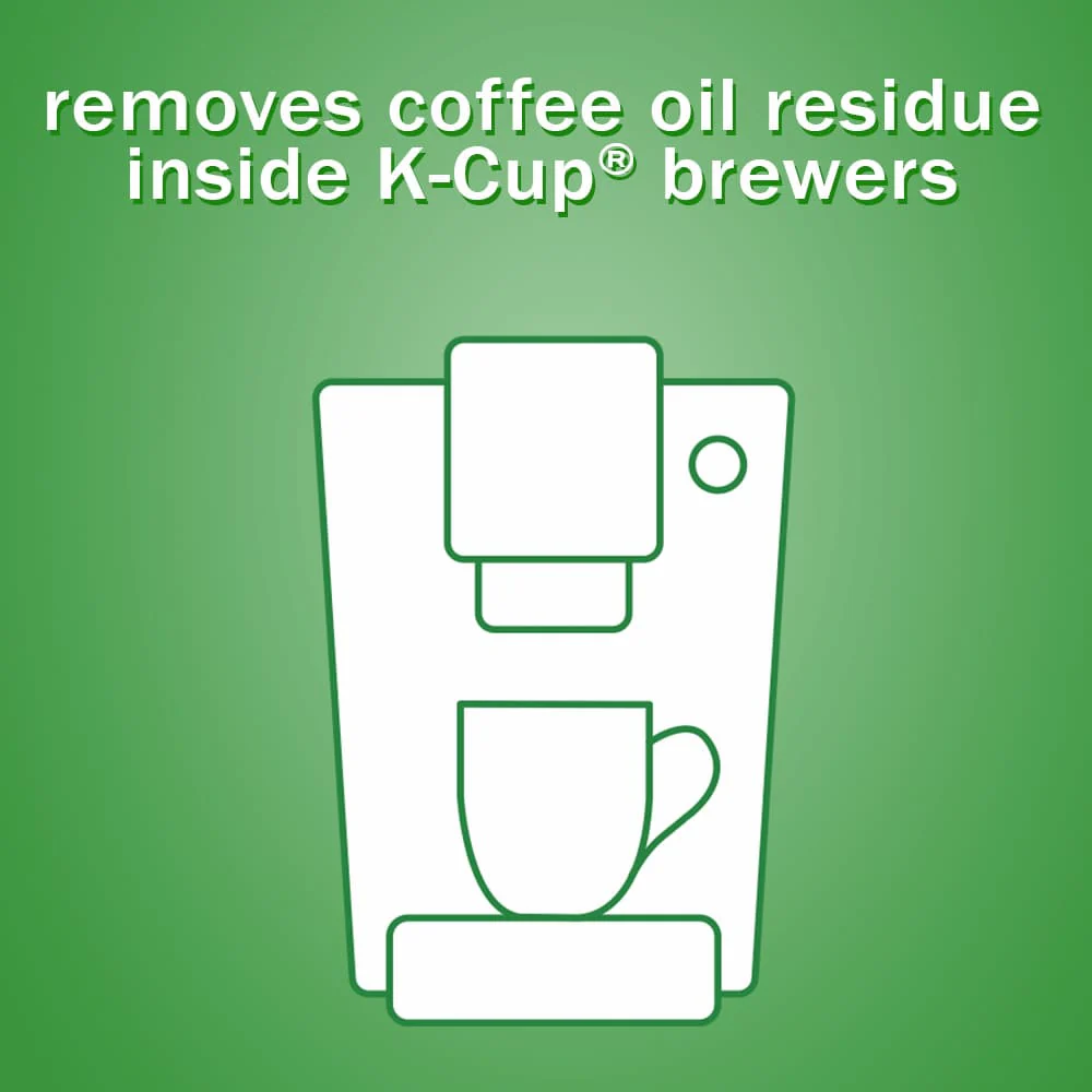K-Cup Brewer Cleaning Cups, Removes Coffee Oils and Stains, Non-Toxic, 5 Cleaning Pods - Image 3