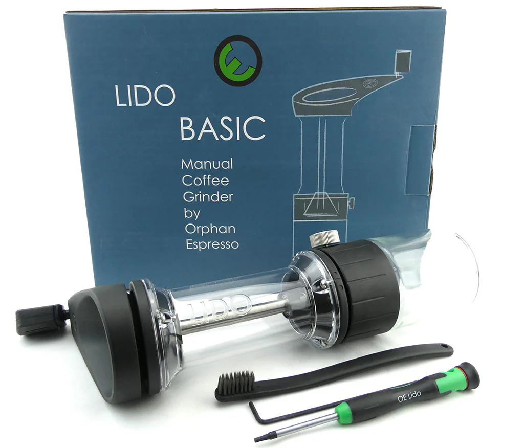 OE Lido Basic Manual Coffee Grinder, Consistent Grind, Conical Steel Burrs - Image 2